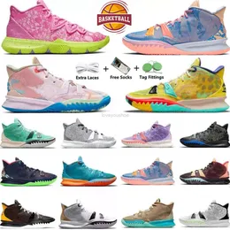 Kyries 7 Basketball Shoes World World People Chip Copa Grind 5 Mens Kyries 7S Irving 5S Sponge Sandy Creator Hendrix Horus Rayguns Daybreak Trainers Switch Sneakers
