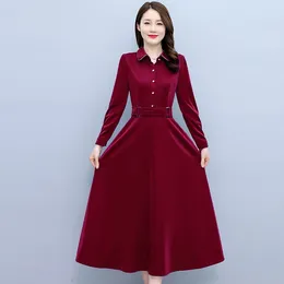 Casual Dresses The Autumn Outfit 2023 Han Edition Cultivate One's Morality In Fashion Long-sleeved Dress