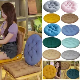 Pillow 1PC 40cm Round Seat Decorative Indoor Outdoor Solid Color Thick Chair Pad Car Sofa Tatami Floor For Living Room