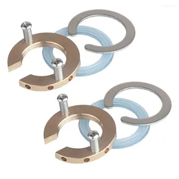 Küche Armaturen 2PCS Wasserhahn Anti-verlieren Mutter Kappe Befestigung Sicherungsring Waschmaschine Werkzeug Set Waschbecken Wasserhahn Befestigung Fitting kit Zubehör