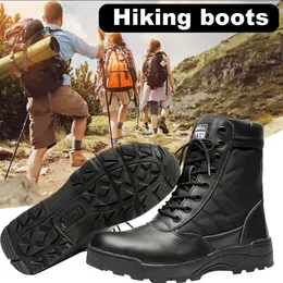 Hiking Footwear Outdoor Hiking Boots Breathable Mountaineering Shoes Lightweight Winter Tactical Military Boots Wear-Resistant Non-Slip for Men 231011