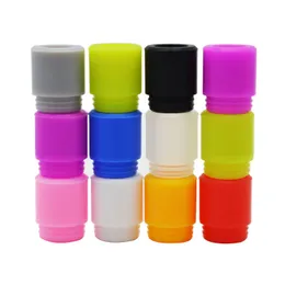 810 Wide Bore Silicone Disposable Drip Tip Colorful Mouthpiece Test Caps with Individual Pack for TF12 TFV8 big baby Kennedy