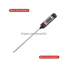 Digital Thermometer Barbecue Food Cooking Kitchen Probe Electronic Liquid G421 Drop Delivery