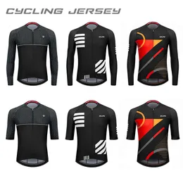 Camisas de ciclismo tops outono fino manga longa camisa de ciclismo de alta qualidade camisas de corrida de ciclismo roupas maillot verão mtb bicicleta wear 231011