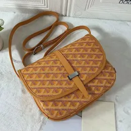 10a högkvalitativ lyx tygväska designer postman väska för kvinna äkta läder axel väska modemärke handväskor