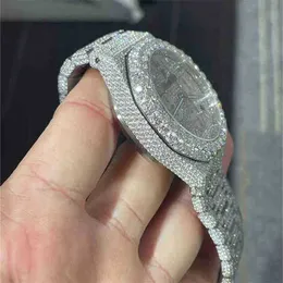 Designer Watches Lüks Buzlu 2023 Bling, Özelleştirme Erkekleri Kabul Edin Diamond