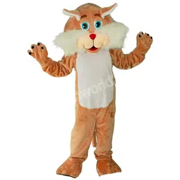 Lovely Cat Mascot Costume High Quality Cartoon Character Outfits Suit Unisex Adults Outfit Birthday Christmas Carnival Fancy Dress