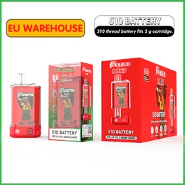 Vape Vapor Battery Hot Sells USA Warehouse Feemo Magic Vape Battery 510 Tråd med magnetisk anslutning Typ-C Uppladdningsbar för 1 ml eller 2 ml Atomizer-patron