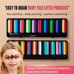 Краска для тела Краска для лица Радужная многоцветная серия Детский макияж Пигментная краска Временная краска для тела Art 231012
