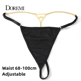 Nabelklingelknopfringe DOREMI Sommer Sexy Personalisierter Name Bauchtaille Edelstahlketten für Frauen Benutzerdefinierte Buchstaben Tanga PantY Körperkette Schmuck 231012