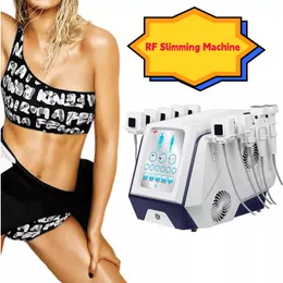 Newest 2Mhz Monopolar RF Body Slimming Contouring Machine Diathermy Heating Muscle Firming Face Lift 10 Handles Machine for Different Body Parts