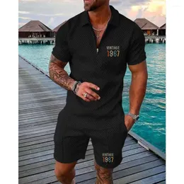 Men's Tracksuits Polo Tracksuit Shorts Sets For Man Clothing 2023 Arrival Retro 1967 Classic 50 Years Old T Shirts Men 50th Birthday