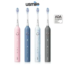 歯ブラシUSMILE Y1 PRO SUPERCLEA SONIC ELECTRIC TOOTHBRUSH 12か月の大人のバッテリー寿命タイプC充電式2分スマートタイマー231012