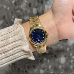 Luxury Business Style Men and Women Watch Super Hard Crystal Glass Mirror Quartz Bateric Ruch Process Process Process Bransoletka