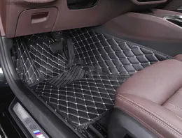 Floor Mats Carpets Custom Car Floor Mats for Volkswagen passat golf touran tiguan sharan CC caddy Variant UP Multivan Scirocco magotan Phaeton golf Q231012