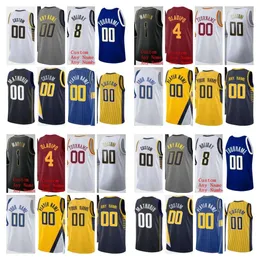 Personalizado Impresso Tyrese 0 Haliburton Basquete Jerseys 33 Myles Turner 00 Bennedict Mathurin 7 Buddy Hield 3 Chris Duarte Obi Toppin Homens Mulher Crianças Camisas Juvenis