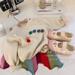 Cardigan Born Knitwear Long Sleeve 16y Toddler Knit Sweater Winter Baby Girls Clothover Tops 231012