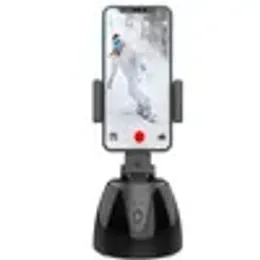 تتبع التتبع التلقائي كاميرا مثبت Gimbal Smart Shorting حامل 360 التناوب Selfie Stick Trans for Live Vlog Video Recording ZZ