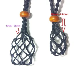 Arts And Crafts Natural Stone Mesh Bag Woven Necklace Drop Delivery Home Garden Gifts Dhs1W