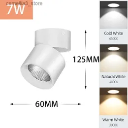 Luzes de teto Mini pequena lâmpada de teto LED 220V Luzes de teto LED 7/10 / 15W Led Downlight Spot Painel de luz para sala de estar Quarto Q231012