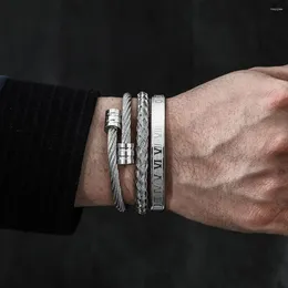 Bangle unika män s uttalande för varje outfit justerbar armband gåvor pojkvän