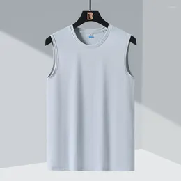 Men's Tank Tops Fashion Arrival Suepr Large Top T-shirt Summer Ice Silk Couple Men Plus Size L XL 2XL 3XL 4XL 5XL 6XL 7XL 8XL