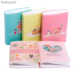 Álbuns Livros Simples Bonito 52 Bolsos 5 polegadas Álbum de fotos DIY Estojo de armazenamento de fotos Scrapbooking Interleaf Feito à mão DIY Fotos Álbum de aniversário GiftL231012