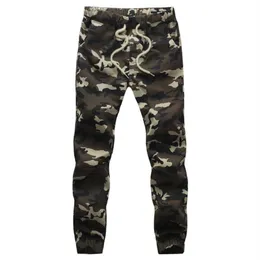 M-5X 2021 Mens Jogger Autumn Pencil Harem Pants Men Camouflage Military Loose Comfortable Cargo Trousers Camo Joggers Men's261D