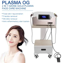 Canetas avançadas de ozônio de plasma de mesa para aperto de pele, terapia de cicatrizes de acne, construção de formato de rosto, equipamento antirrugas com 2 alças para mulheres