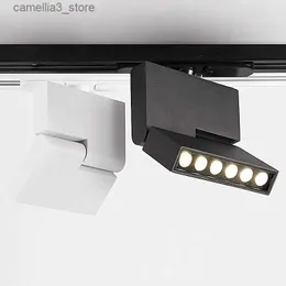 Deckenleuchten LED-Schienenbeleuchtung Verstellbarer Strahler Wandleuchte AC110V 220V 30W Deckenleuchten Lampen Spotlicht für Room Store Loft Schlafzimmer Q231012
