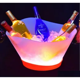 Other Event & Party Supplies Led Plastic Ice Bucket Bottle Cooler Glass Tray Beer Holder Wine Stand Vip Service Glorifier Display Rack Dhrcs