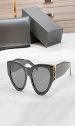 Sonnenbrille Frauen 39s für Sommer M94 Stil AntiUltraviolett Retro Platte Cay Eye Rahmen SLM94 mit Original Case9814206