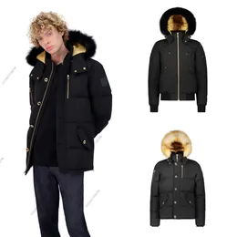 23SS Casual Mens Moose Winter Puffer Clothes Down Cappeggio Jacket Classic Golden Parka Coats for Mens Womens Apparel Thick Windbreaker