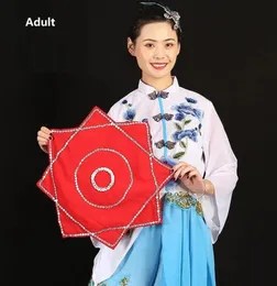 Cravat 1 par lenço dança adulto criança profissional er ren zhuan yangko desempenho 231012