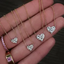 Ciondolo A Cuore In Argento 925 Con Zirconia Cubica Granato (Gennaio), 1,1 Cm, Marchio 925 - 2