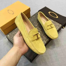 Designer loafers i läder tidlösa loafer kvinnors ullblandning foder skor runda tå affärsskor vaxade efterbehandling szie 35-40