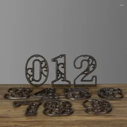 Other Door Hardware Antique Style Home Garden Decor Cast Iron Numbers Huisnummer Zwart Numero Puerta Big House Number