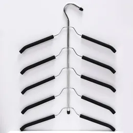 Hangers Racks Household Clothes Hanger 1 Pcs 5-Layer Hanger Multi-Function Hanging Storage Holder Non-Slip Non-Trace Clothes Rack 231007