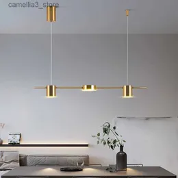 Plafoniere Modern LED Lampadario a soffitto Illuminazione interna Tavolo da pranzo Lampadario a sospensione Lampada a sospensione Soggiorno Decorazione Lampada da cucina Q231012