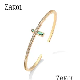 Mode mticolor armband för kvinnor rec kubik zirkoniume emaljarmband julfest smycken dhgarden oty4q