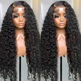 Lace Wigs 13x4 Lace Front Human Hair Wigs Brazilian Deep Wave Frontal Wig 360 Lace Frontal Curly Human Hair Wigs Preplucked Wig For Women 231012