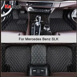 الحصير الأرضية سجاد Kahool مخصصة للسيارة الحصير لمرسيدس Benz SLK R171 R172 الملحقات التلقائية السجادة القدم Q231012