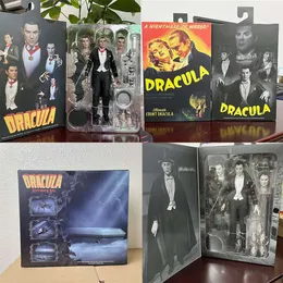 마스코트 의상 오리지널 Neca 그림 Universal Monsters Count Dracula 액세서리 세트 Universal Monsters 액션 피겨 모델 장난감 수집 인형