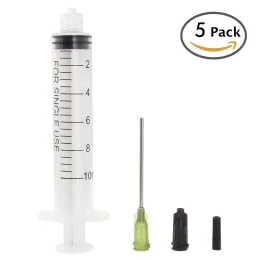 Toptan 10ml şırıngalar 14GA 1.5 '' künt uç iğne ve depolama kapakları - tutkal aplikatörü için harika, yağ dağıtım (5 paket) ll