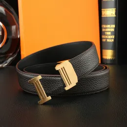 men designer belts cintura fashion business casual belt wholesale women h waistband metal buckle leather width with box 3.8cm h1RC#