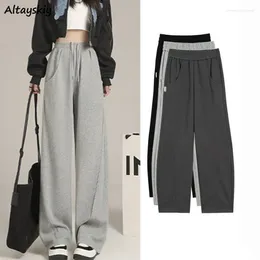 Women's Pants Sporty Women American Style Casual High Waist Sweatpants Trendy Students Baggy All-match College Spring Running Daily