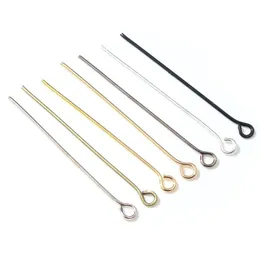 200Pcs/Bag 40Mm Eye Head Pins Classic 7 Colors Plated For Jewelry Findings Making Diy Supplies Dhgarden Otln7