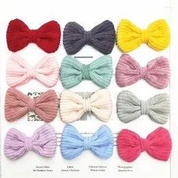 Hårtillbehör 5st Fashion Cloth Art Solid Color Bow Tie Diy Headdress Clothes Shoes Socks Scarf