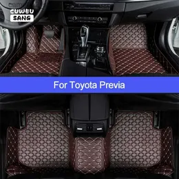 Коврики CUWEUSANG Автомобильные коврики для Toyota Previa R2 R3 R5 Foot Coche Аксессуары Авто Ковры Q231012