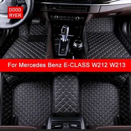 Floor Mats Carpets DOODRYER Custom Car Floor Mats For Mercedes Benz E-CLASS W212 W213 2009-2023 Years Auto Accessories Foot Carpet Q231012